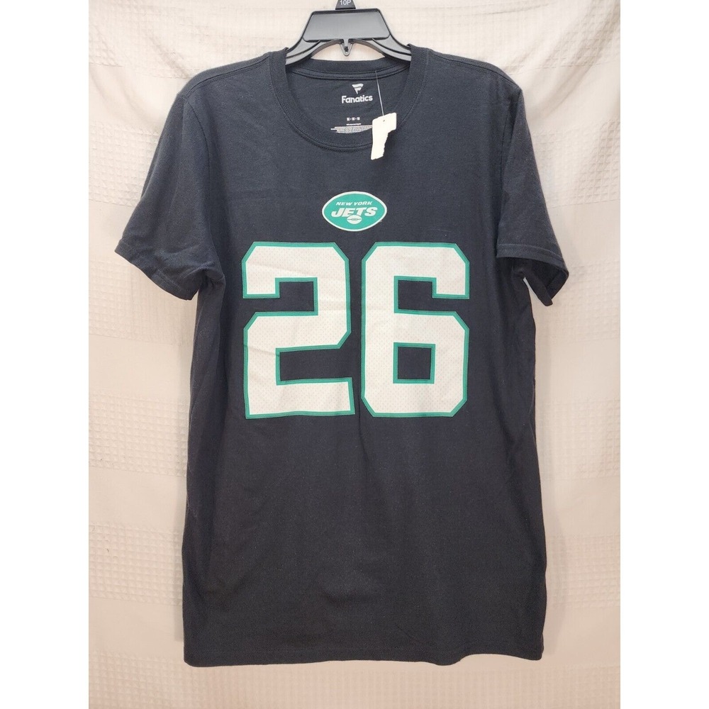 Fanatics Mens New York Jets LeVeon Bell 26 T-Shirt Black Medium 3583
